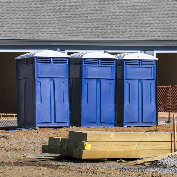 what is the cost difference between standard and deluxe porta potty rentals in Old Zionsville